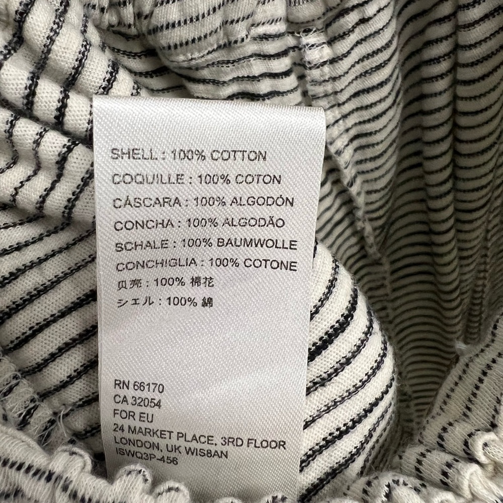 Free People This Is Your Sunday Striped Cutout Jumpsuit Size S Grey/White - Picture 6 of 13